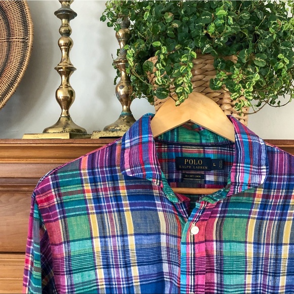 Polo Ralph Lauren Other - Polo Ralph Lauren button down shirt soft linen